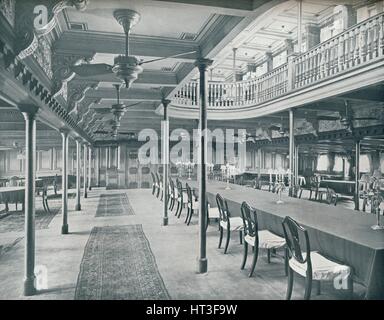 Dining room inside of the SS Great Britain in Great Western Dry Dock ...