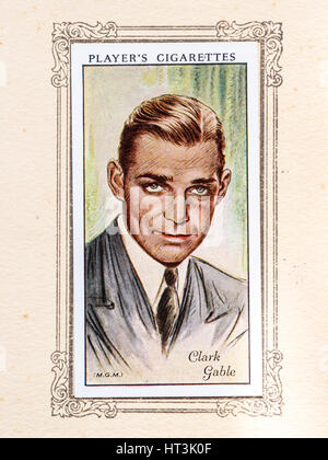 Clark Gable, 1934. Artist: Unknown. Stock Photo