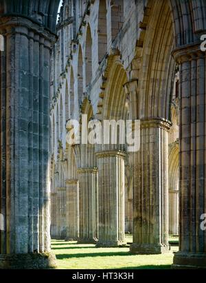 Rievaulx Abbey, c1990-2010. Artist: Joe Cornish. Stock Photo