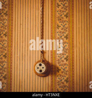 Old-fashioned French electrical socket, France, Europe - in a house set for renovation Stock Photo