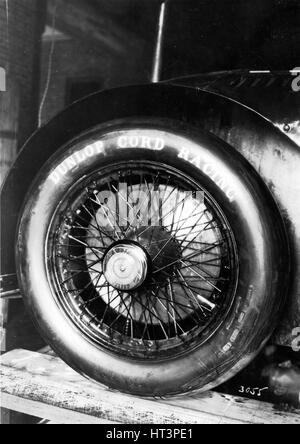 Sunbeam 1000hp World Land speed record attempt at Daytona 1927 Artist: Unknown. Stock Photo