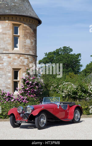 1937 SS 100 Artist: Unknown. Stock Photo