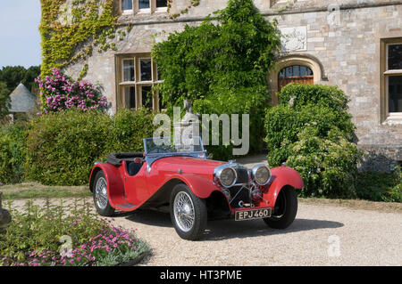 1937 SS 100 Artist: Unknown. Stock Photo