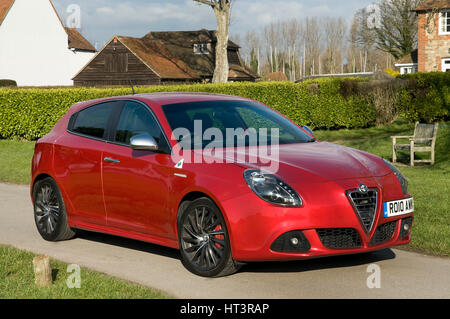 2010 Alfa Romeo Giulietta 1750 Cloverleaf Artist: Unknown. Stock Photo