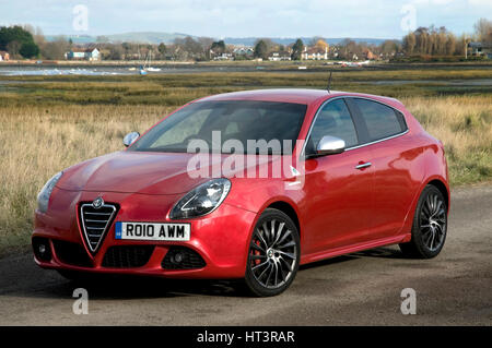 2010 Alfa Romeo Giulietta 1750 Cloverleaf Artist: Unknown. Stock Photo