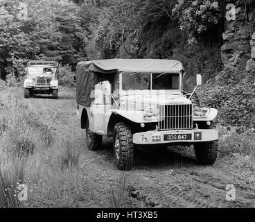 1943 Dodge military weapons carrier Artist: Unknown. Stock Photo