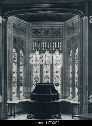 'The Oriel Window in Hall', 1926. Artist: Unknown. Stock Photo