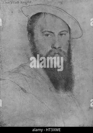 'Sir Thomas Wyatt', c1535-1537 (1945). Artist: Hans Holbein the Younger. Stock Photo