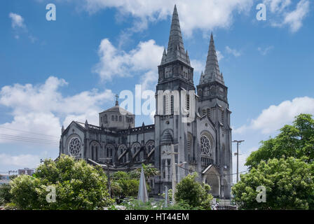 The neo-Gothic  St. Joseph's Cathedral (or Catedral Metropolitana), Fortaleza, State of Ceara, Brazil, South America Stock Photo