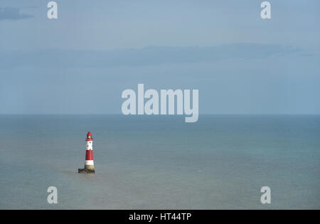 Beachy Head light house, near Eastbourne, East Sussex. UK Stock Photo