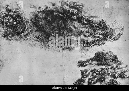 'The Deluge', c1480 (1945). Artist: Leonardo da Vinci. Stock Photo