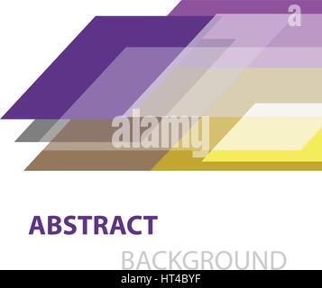 Abstract colorful geometric overlapping on white background, stock vector Stock Vector