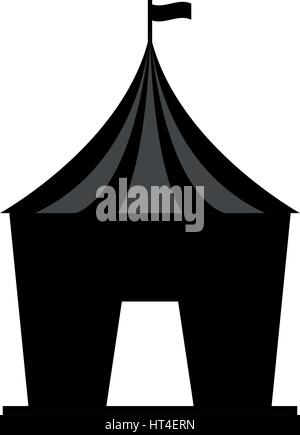 Circus icon illustrated on a white background in vector Stock Vector ...