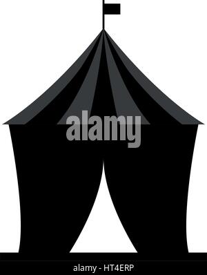 Circus icon illustrated on a white background in vector Stock Vector ...