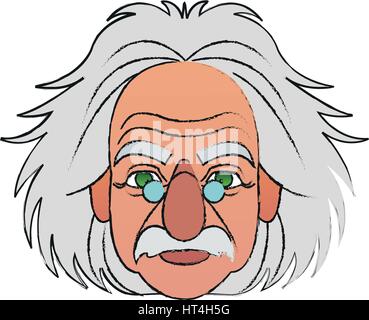 albert einstein icon image Stock Vector