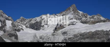 Zinalrothorn, high mountain in Zermatt Stock Photo - Alamy