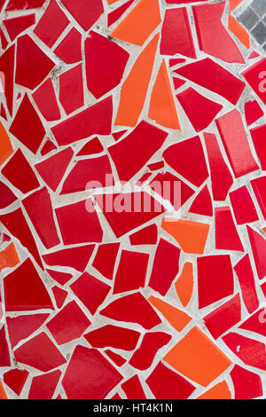 Ceramic Orange Bright Mosaic Tile Square Color Wall Texture Background ...