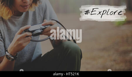 Travel Journey Trip Explore Icon Stock Photo