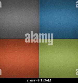 Jeans material texture set Stock Photo