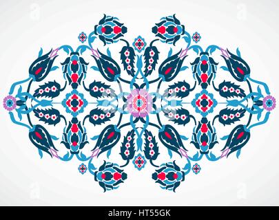 Arabesque vintage element for design template vector. Eastern style pattern. Elegant floral decoration print. Ornamental illustration for invitation,  Stock Vector