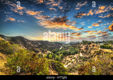 Bronson canyon in Los Angeles, California Stock Photo