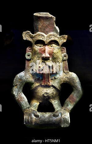 Figurine Clay pot Zapotec  (culture) Zapotecs Civilization  Pre Columbian Mesoamerican  Central America  500 BC  - 900 AD American Stock Photo