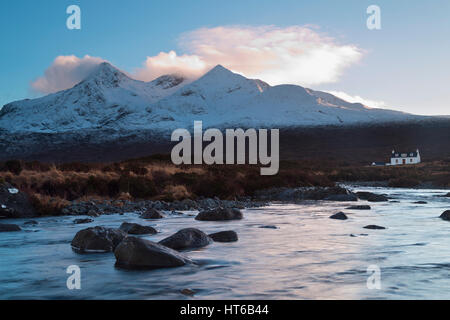 Alltdearg House near Sligachan, Isle of Skye Stock Photo