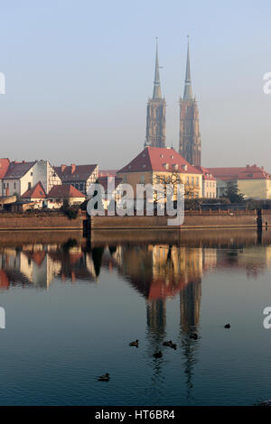 architecture, autumn, breslau, cathedral, cathedrals, church, churches, cities, city, tourism, tourist, travel, tumski, wroclaw, silesia, Stock Photo