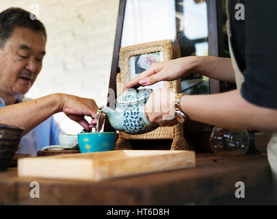 Cafe Bar Enjoyment Relaxation Service Business Stock Photo