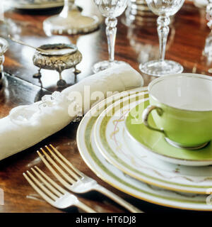 Place setting. Stock Photo