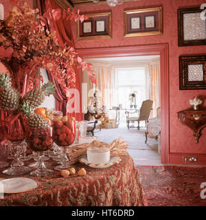 Edwardian style dining room. Stock Photo