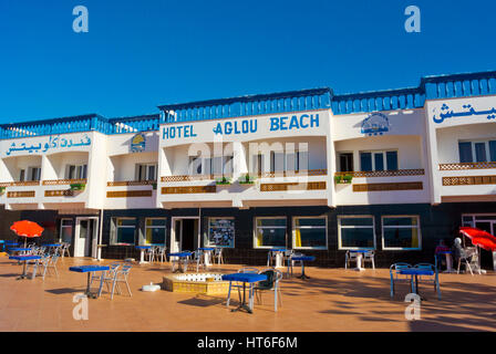 Hotel Aglou Beach, Aglou Plage, Morocco Stock Photo