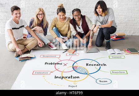 Inspiration Creative Ideas Brainstorming Concept Stock Photo