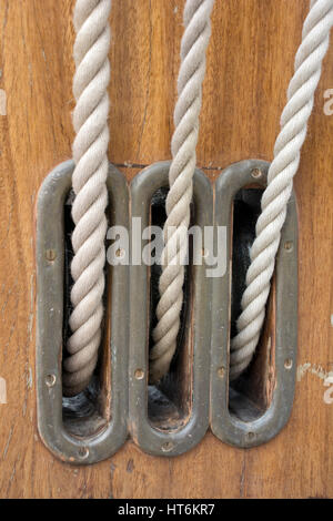 Nautical rope Stock Photo