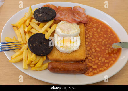 English fried breakfast Stock Photo