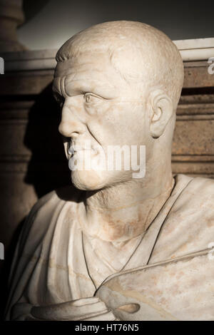 Rome. Italy. Portrait bust of Roman Emperor Maximinus Thrax (ca. 173-238 AD). Hall of the Emperors, Capitoline Museums. Sala degli Imperatori, Musei C Stock Photo