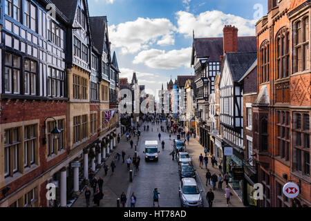 Chester City Centre Stock Photo