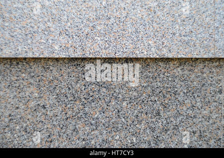 Gray polished granite texture use for background. Horisontal tile seam Stock Photo