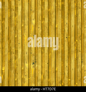 Flaking paint texture of the old container. Yellow ship container repeating texture Stock Photo