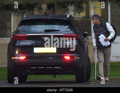 EDITORS NOTE IMAGE PIXELATED BY PA PICTURE DESK John De'Viana, 55, outside Snaresbrook Crown Court where he is charged with two counts of child cruelty. Stock Photo