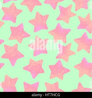 Seamless pattern on cosmic theme Stock Vector