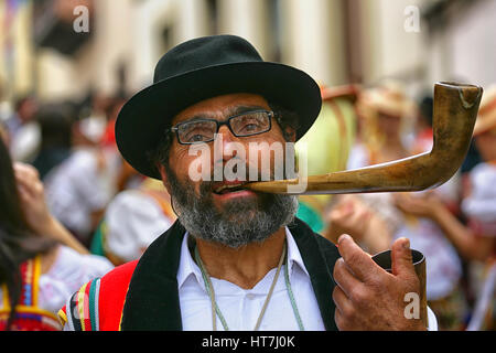Portrait Of Man In A Traditional Clothing Smoking Cigar Stock Photo