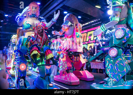 Robot Show In Tokyo, Japan Stock Photo