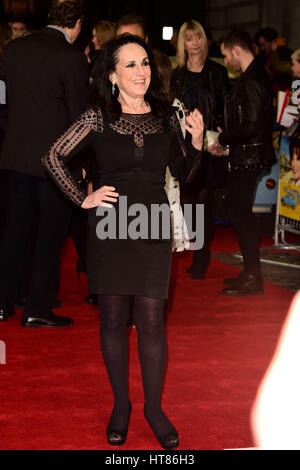 London, UK. 08th Mar, 2017. Lesley Joseph attending the World Premiere of THE TIME OFTHEIR LIVES at the Curzon Mayfair London on Wednesday 8th March 2017. Credit: Peter Phillips/Alamy Live News Stock Photo