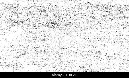 Grunge overlay texture. Vector illustration of black and white abstract old dirty grainy background with dust and noise for your design Stock Vector