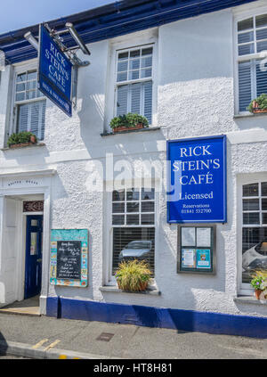 United Kingdom, South West England, Cornwall, Padstow, Rick Stein's Cafe Stock Photo