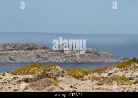 House on Halifax Island,  Diaz Point, Namibia Stock Photo