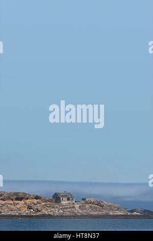 House on Halifax Island,  Diaz Point, Namibia Stock Photo