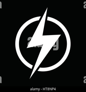 Lightning bolt icon illustration idesign Stock Vector Image & Art - Alamy