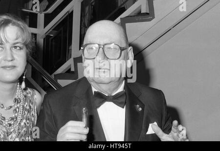 Lord Lew Grade, film and television mogul, attends an awards ceremony in London, England on October 18, 1990. Stock Photo